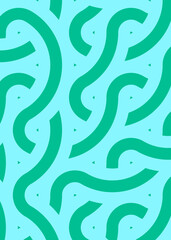 Colour Hexagon Tile Connection art background design illustration