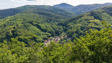 Obraz premium Medieval Castle in Andlau in France