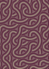 Colour Hexagon Tile Connection art background design illustration