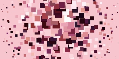 Light Pink vector texture in rectangular style. New abstract illustration with rectangular shapes. Pattern for commercials, ads.