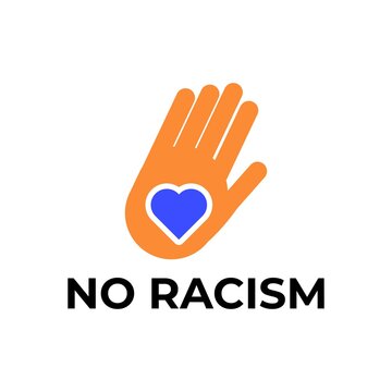 No Racism, Community, Union, Protest Logo