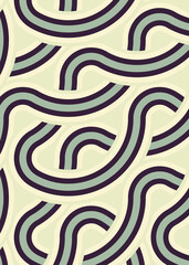 Colour Hexagon Tile Connection art background design illustration