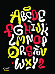 urban style handmade lettering and illustrations
