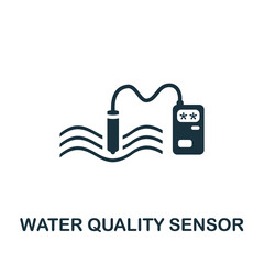 Water Quality Sensor icon. Simple element from sensors icons collection. Creative Water Quality Sensor icon ui, ux, apps, software and infographics