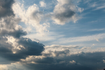 dramatic sky and clouds