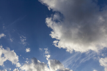 Fototapeta na wymiar dramatic sky and clouds