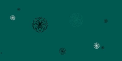 Light Green vector layout with circle shapes.