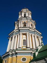 Fototapeta na wymiar A Great Lavra Bell Tower in Kyiv