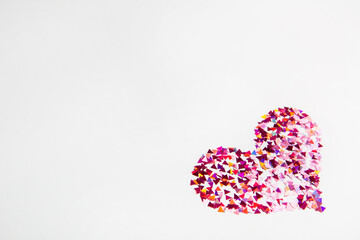 nail art material, manicure decor and sparkling pink pattern