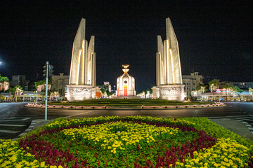  Democracy Monument during the coronation days of His Majesty King Maha Vajiralongkorn...