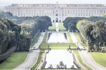 The garden of the Reggia di Caserta