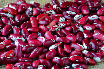 Beans close-up. Healthy food, bean.