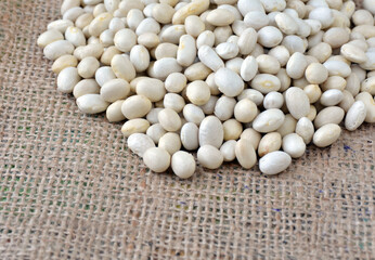 Beans close-up. Healthy food, bean.