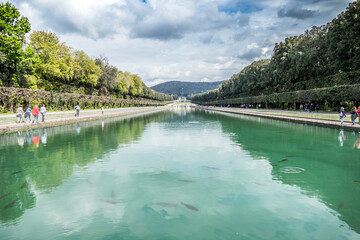 The garden of the Reggia di Caserta