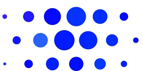 Light Pink, Blue vector texture with disks. Modern abstract illustration with colorful circle shapes. Pattern for websites.