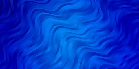 Light BLUE vector texture with wry lines. Illustration in abstract style with gradient curved.  Smart design for your promotions.