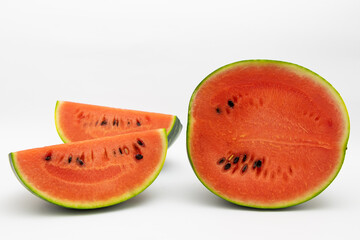 Watermelon on a white background