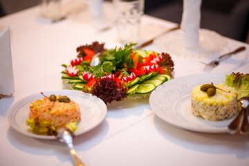 this is a cold appetizer on the table