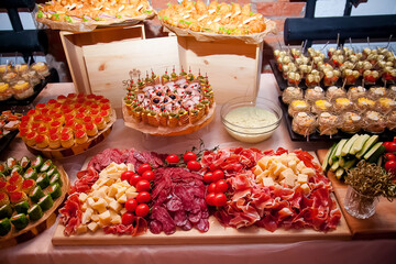 this is a variety of cold appetizers