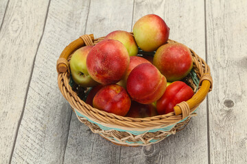 Sweet tasty fresh ripe apricots