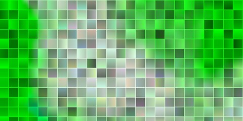 Light Green vector pattern in square style.