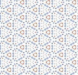 Abstract seamless pattern design composition. Wallpaper, background. Eps 10