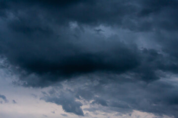 Clouds grouping for the great storm.