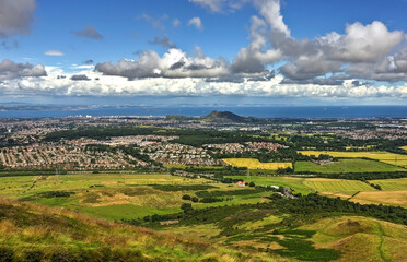 Edinburgh from Pentland Hills