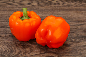 Orange sweet tasty Bell Pepper