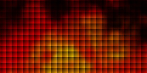 Dark Orange vector backdrop with rectangles.