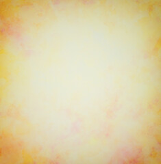 Beige white background with yellow gold and pink border texture design in soft romantic blur