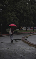 Walking Alone Under The Rain