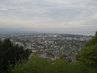 Obraz premium aerial view of the city