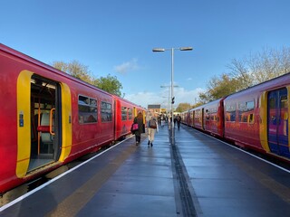 train in the station