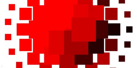 Light Orange vector pattern in square style. Rectangles with colorful gradient on abstract background. Template for cellphones.