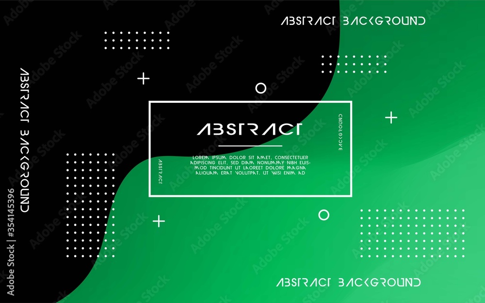 Wall mural modern abstract liquid color background. dynamic textured geometric elements design with dots decora