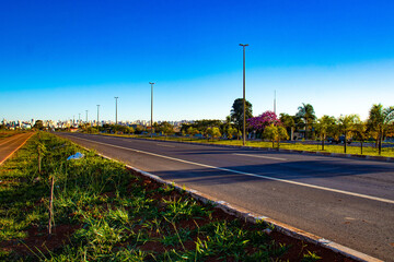 A beautiful view of the city of Águas Claras in Brasília, Brazil.