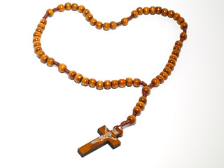 Naklejka premium Rosary for prayer, a symbol of Christianity