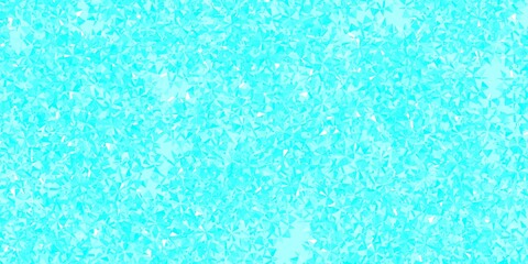 Light Green vector texture with bright snowflakes.