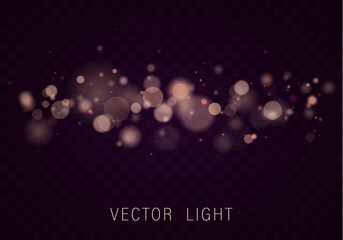 Obraz premium Yellow bokeh effect 