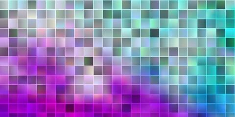 Light Pink, Blue vector template with rectangles.
