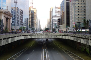 Sao Paulo/Brazil: streetview, Paulista avenue