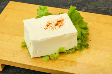 Greek traditional soft feta cheese