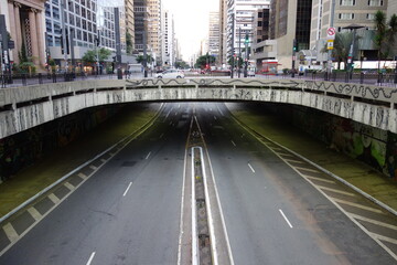 Sao Paulo/Brazil: streetview, Paulista avenue