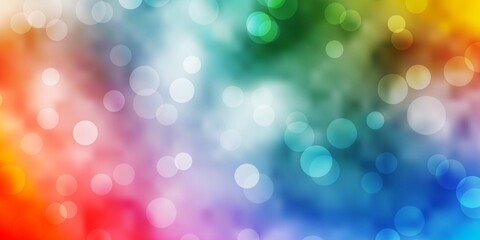 Light Multicolor vector pattern with spheres. Glitter abstract illustration with colorful drops. Pattern for websites.