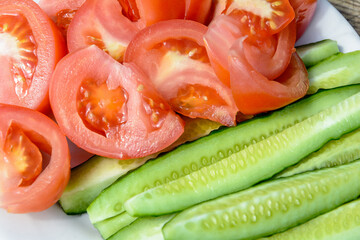 Food photo of tasty and healthy food