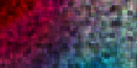 Light Blue, Red vector background in polygonal style.