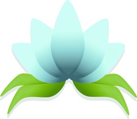 Colorful Lotus Icon