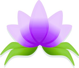 Colorful Lotus Icon
