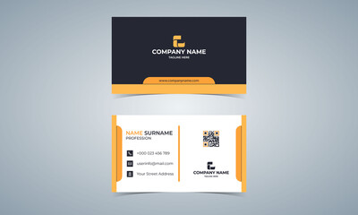 Modern Corporate Business Card Template Design